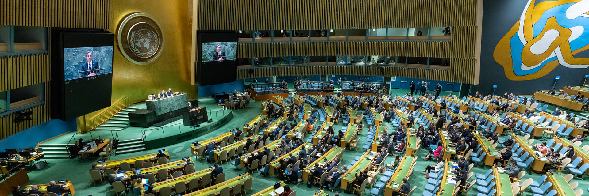 United Nations General Assembly chambers