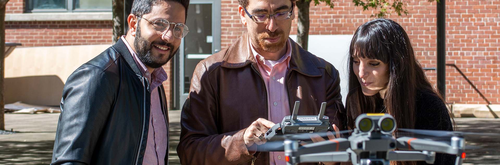 Tarek Rakha and High Performance Building Students Test Out New Drone
