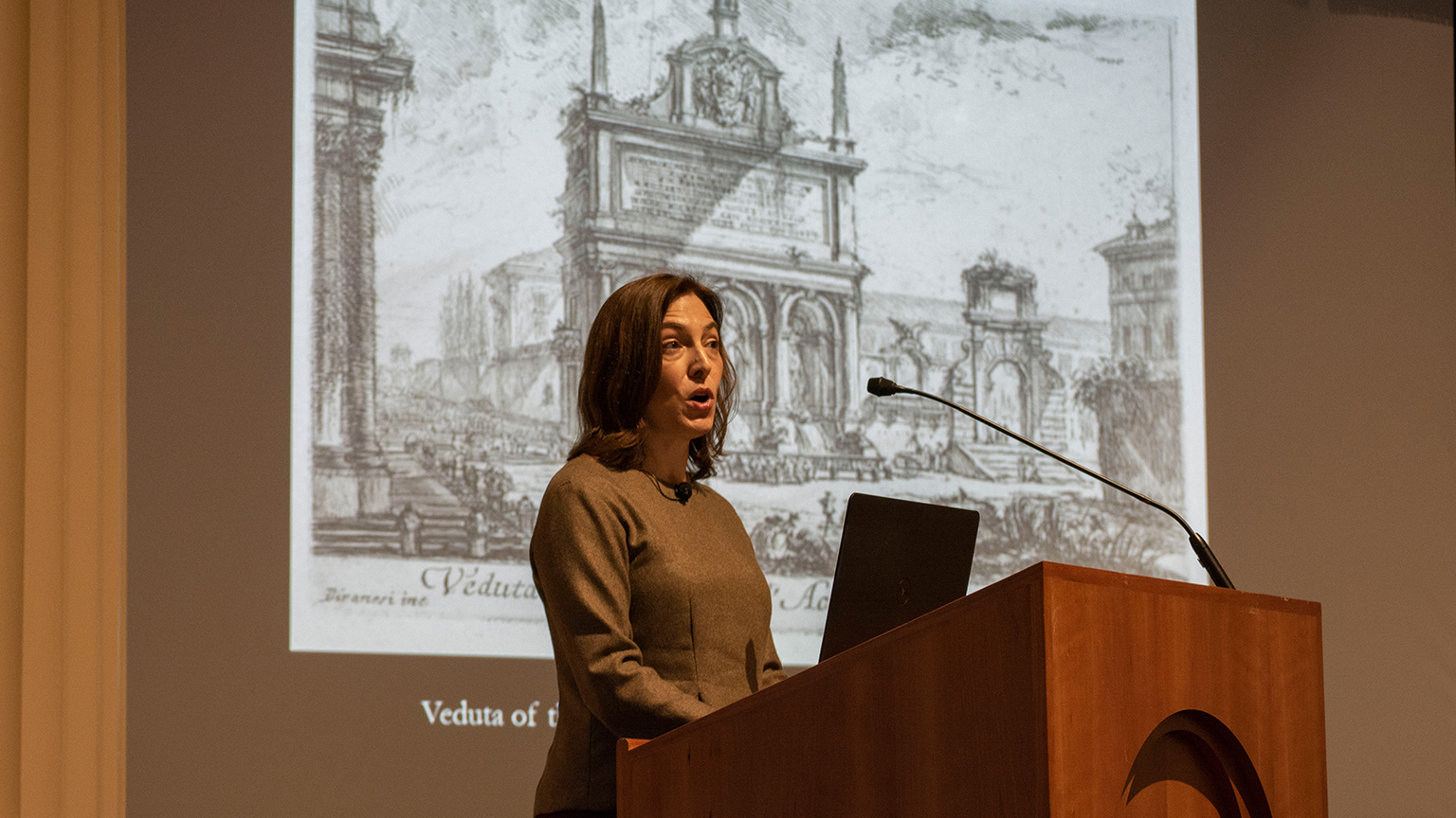 Heather Hyde Minor presented the 2020 Academy of Medicine Lecture on Classical Architecture with What Piranesi Drew