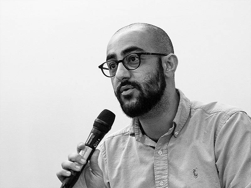 Yousef Bushehri speaking at the 2018 Equity in Architecture forum